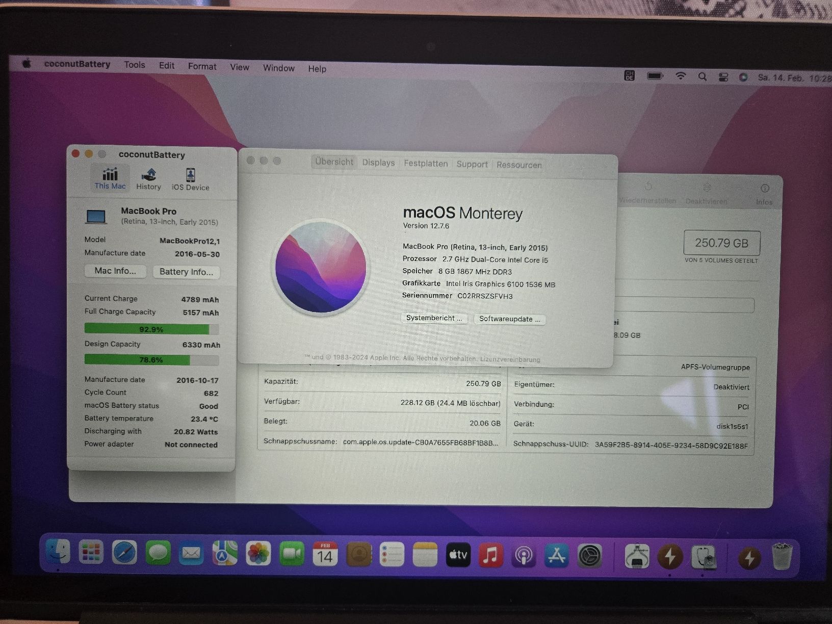 Apple Notebook: Apple MacBook Pro 13 2015 Gut Zustand – Usato da Biberist venduto da Volo28 1