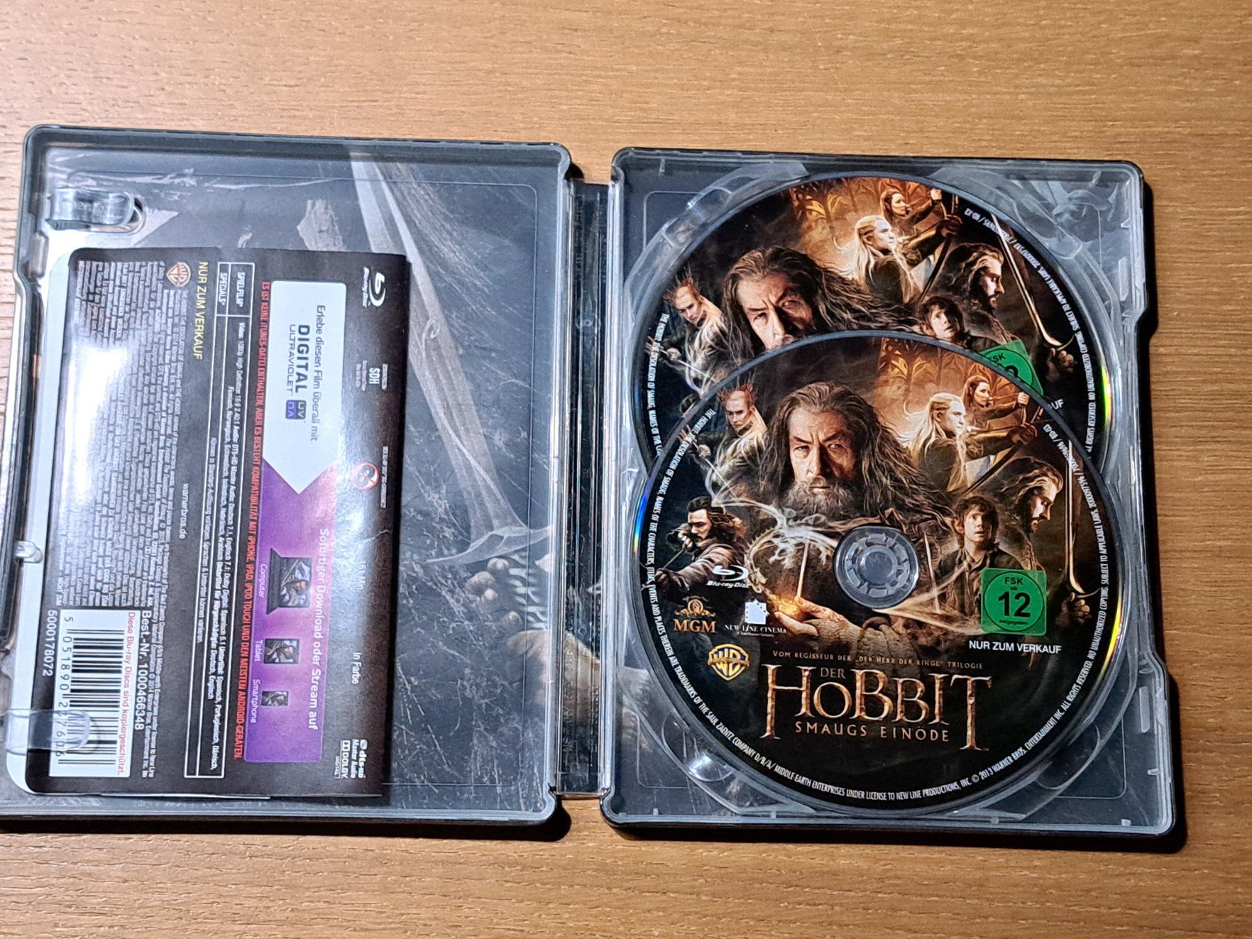 Tutti i DVDs: HOBBIT, Smaugs Einöde. Blu-ray 2-Disc STEELBOOK – Nuovo (secondo la descrizione) da Unterseen venduto da Kanica 2