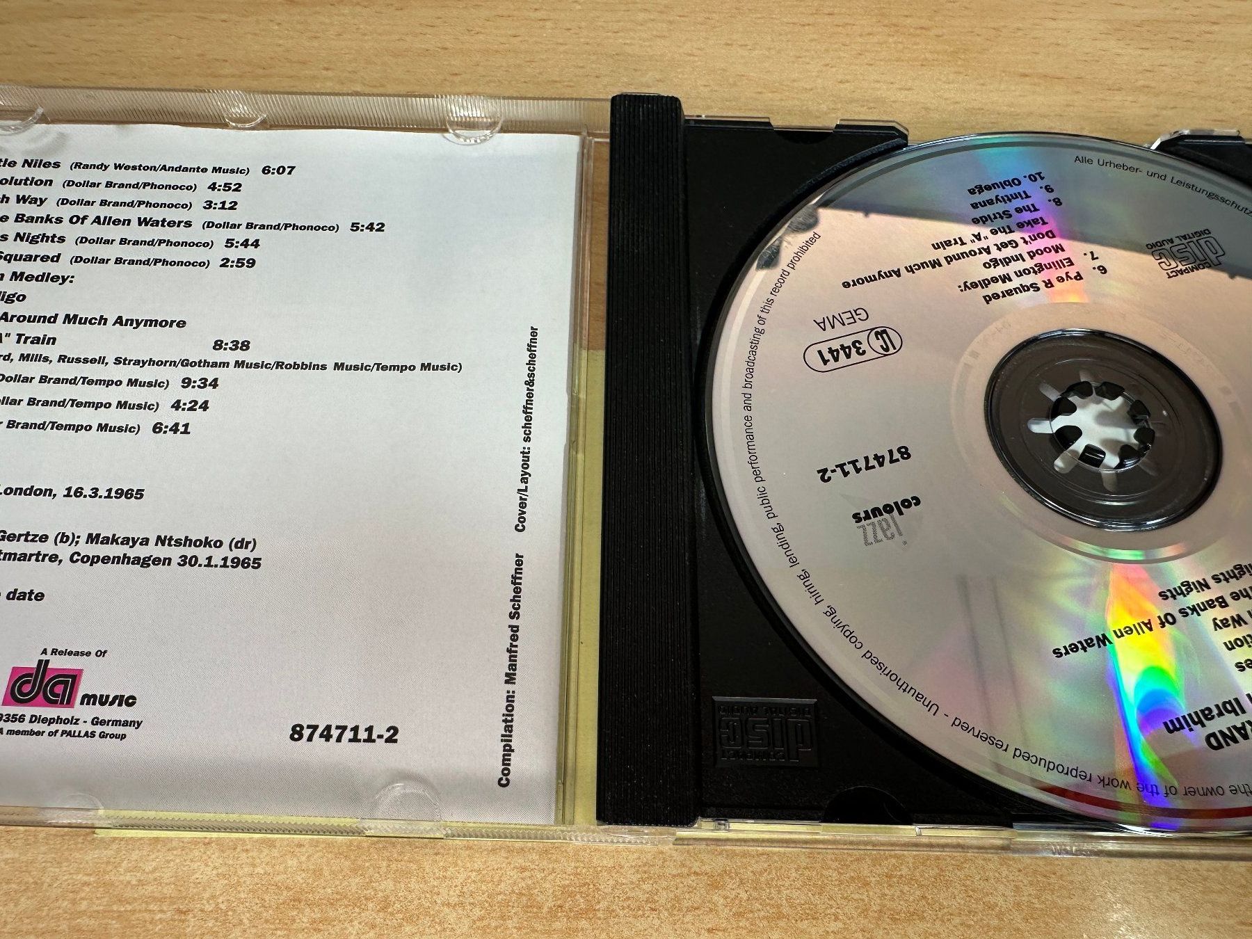 CD: X0 Dollar Brand – Pre Abdullah Ibrahim – Usato da Rikon im Tösstal venduto da Alpenmutz 2