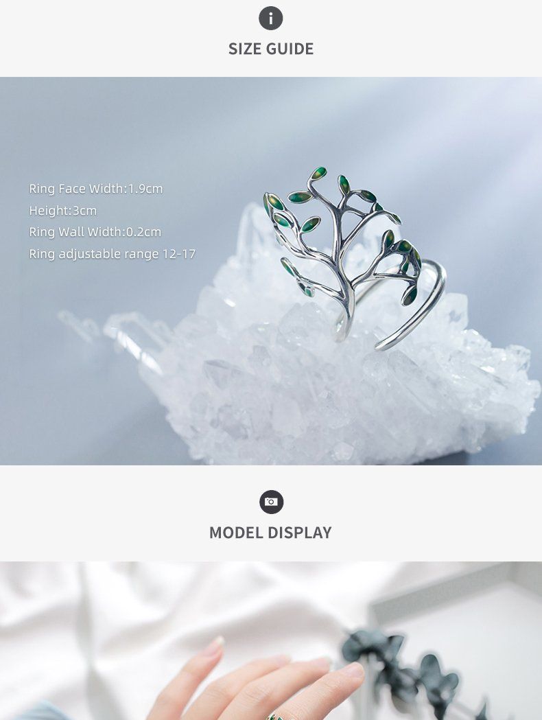 Anelli: 💍NEU Lebensbaum Ring - Silberfarbig – Nuovo e nell'imballaggio originale da Wittenbach venduto da ChinaSeidenstrasse 4