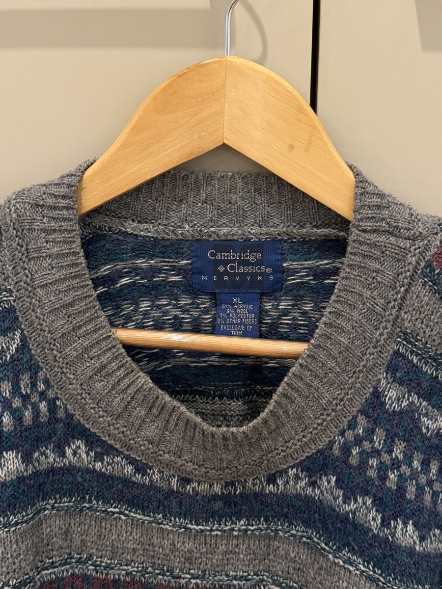 Maglioni & Felpe: Vintage Cambridge Classics Sweater XL Winter Pattern – Usato da Schaffhausen venduto da die_kb5d 1