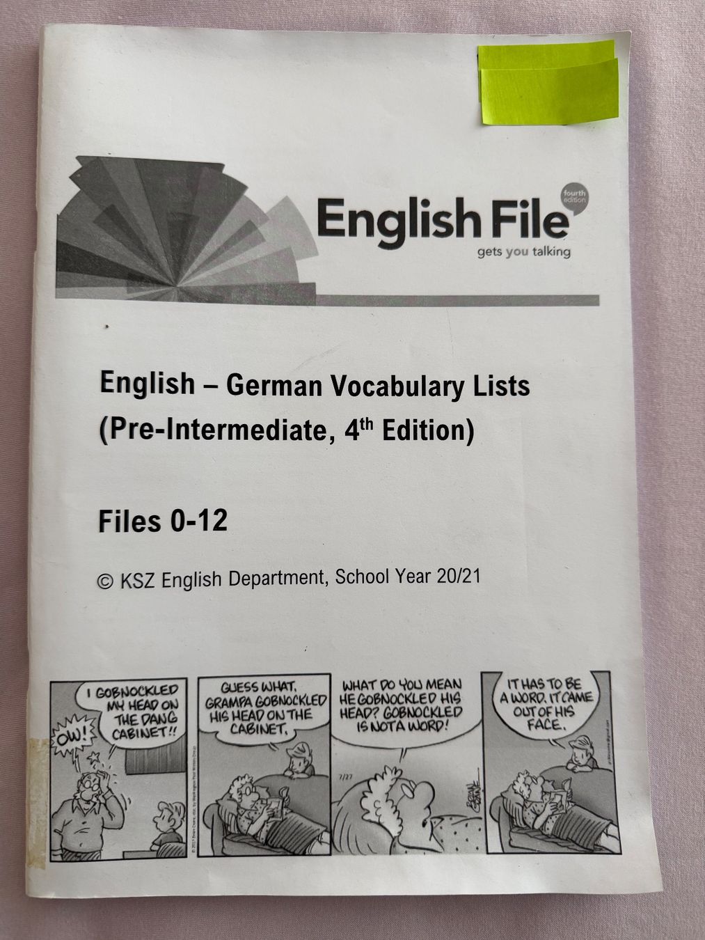 Libri: English-German Vocabulary Lists Pre-Intermediate 4th Edition – Usato da Zug venduto da kuba1972