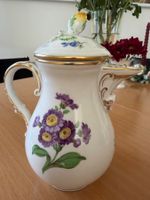 Meissen Tee oder Kaffe Kanne mit gelber Rose