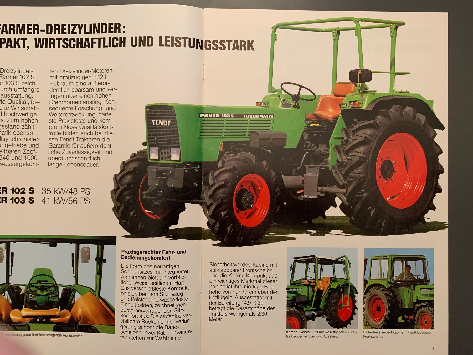 Fendt Documenti: Fendt Farmer Prospekt 102S 103S Traktor Oldtimer – Nuovo (secondo la descrizione) da Lienz venduto da Benziner1 1
