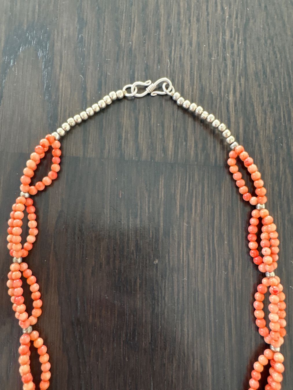 Catenine: Korallen mit Silber Kugel 925 collier – Nuovo (secondo la descrizione) da Schönenberg ZH venduto da JaluTa 3