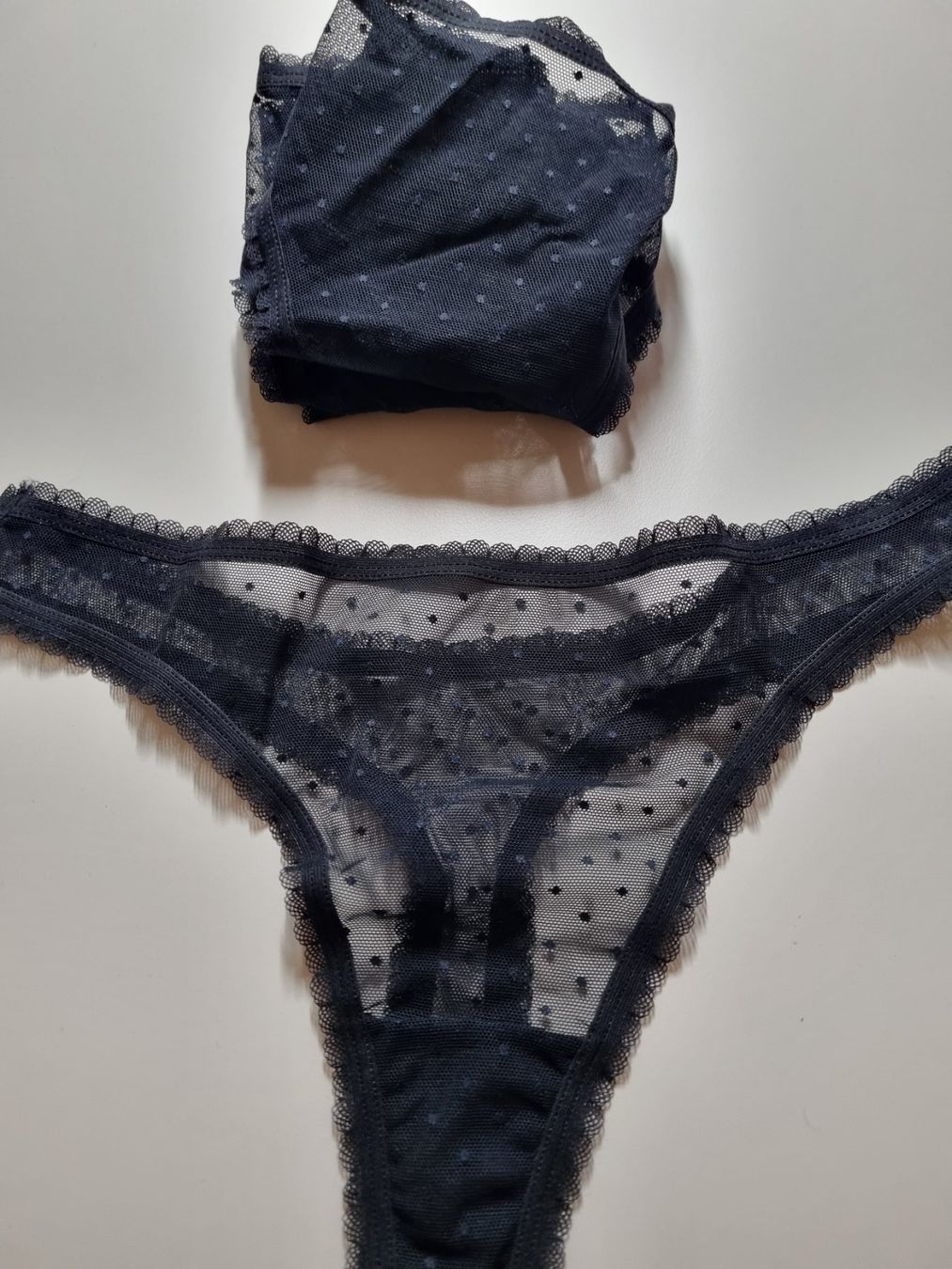 Altra biancheria intima: 5 STÜCK STRINGS SCHWARZ / NEU / M 38 – Nuovo e nell'imballaggio originale da Zofingen venduto da Felpa