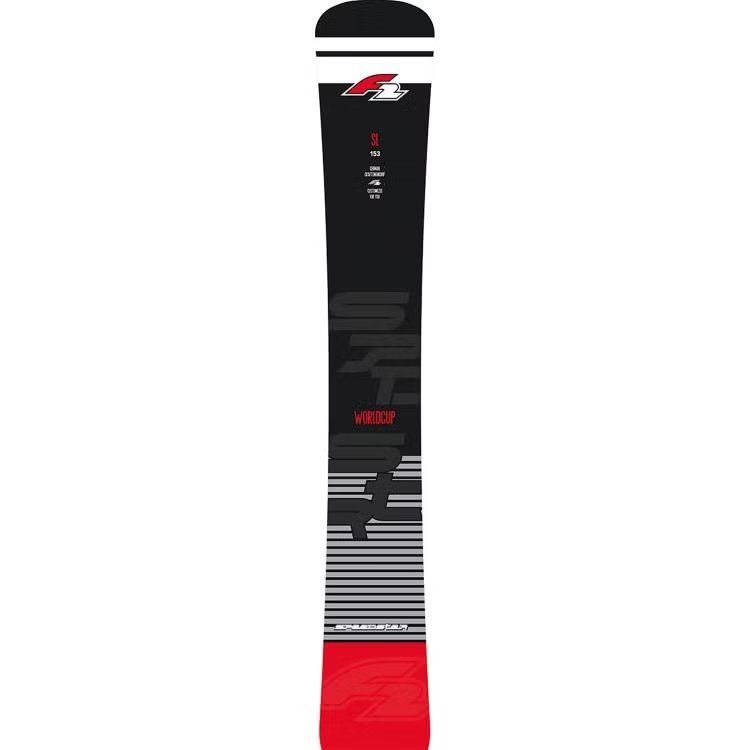 F2 Speedster GTS Race Snowboard 2023/24 – Vario Camber, Flex 6, G50 Powercore – Für Carving, Längen 153–166 Cm, Schwarz