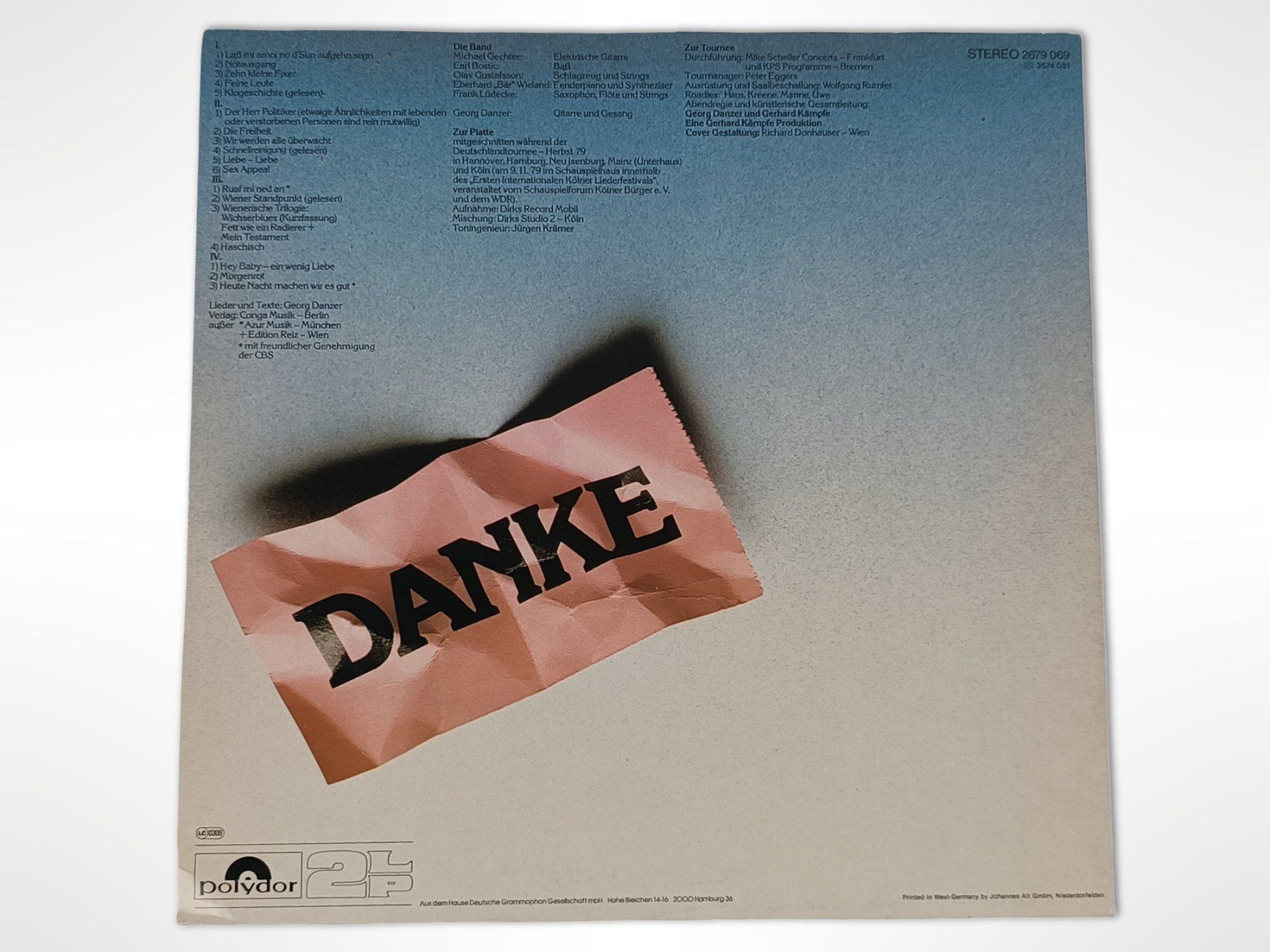 Dischi in vinile: Vinyl Georg Danzer - Live 79 – Usato da Suhr venduto da Restwert_Suhr 1