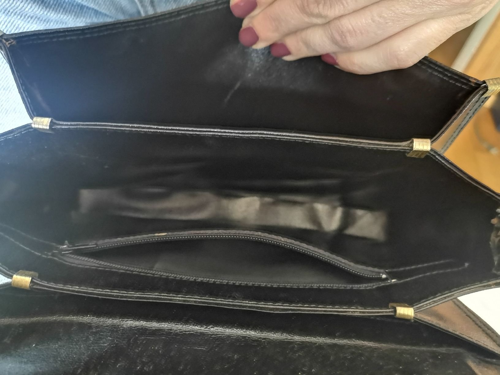 Borse da donna: Vintage Phytonleder Handtasche – Usato da Uerikon venduto da pink_flamingo 4
