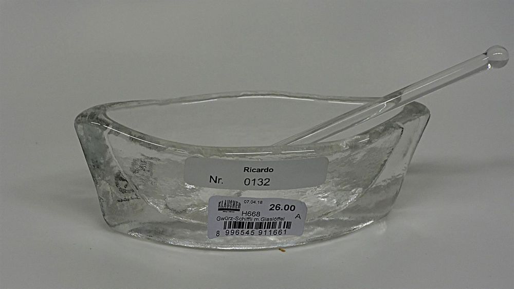 JEWEDECO 5-teiliges Glaslöffel-Set - Perfekt Für Kaffee, Desserts & Cocktails