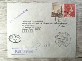 TR52 Enveloppe + Timbre  Egypte 1959