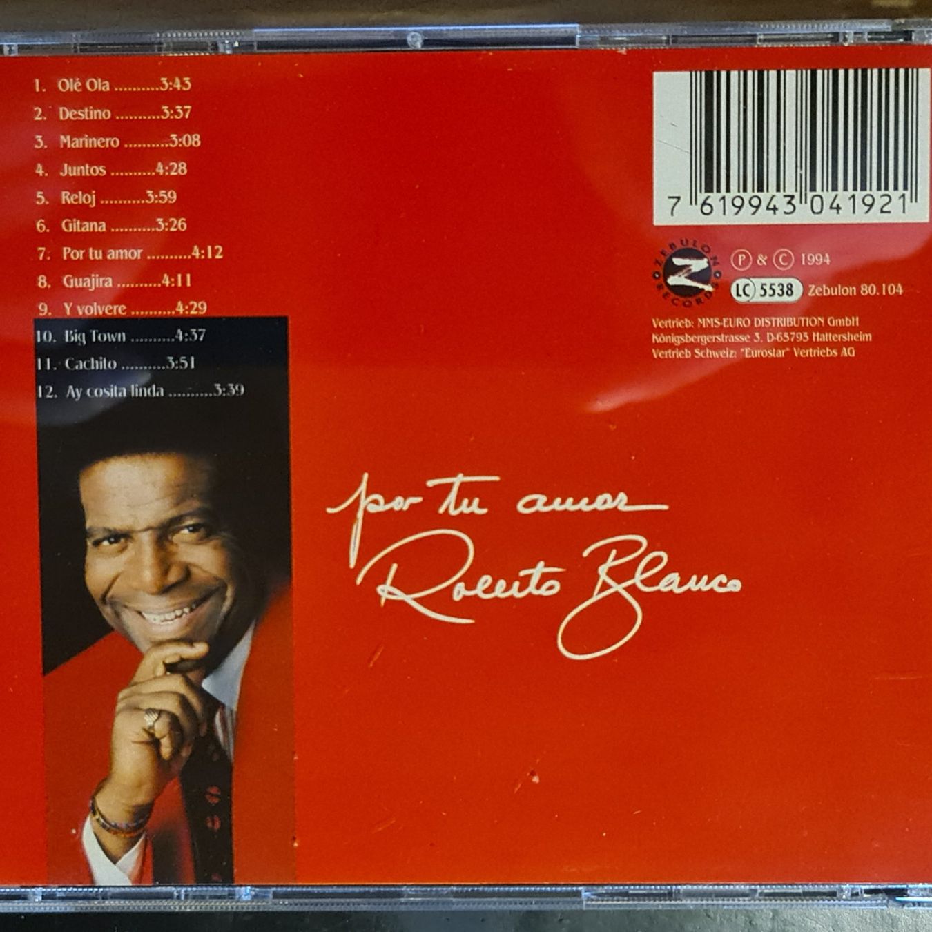 CD: Roberto Blanco – Usato da Dintikon venduto da Vexi 1