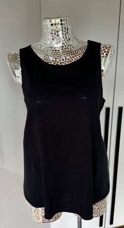 Top in misto cotone e viscosa Sisley