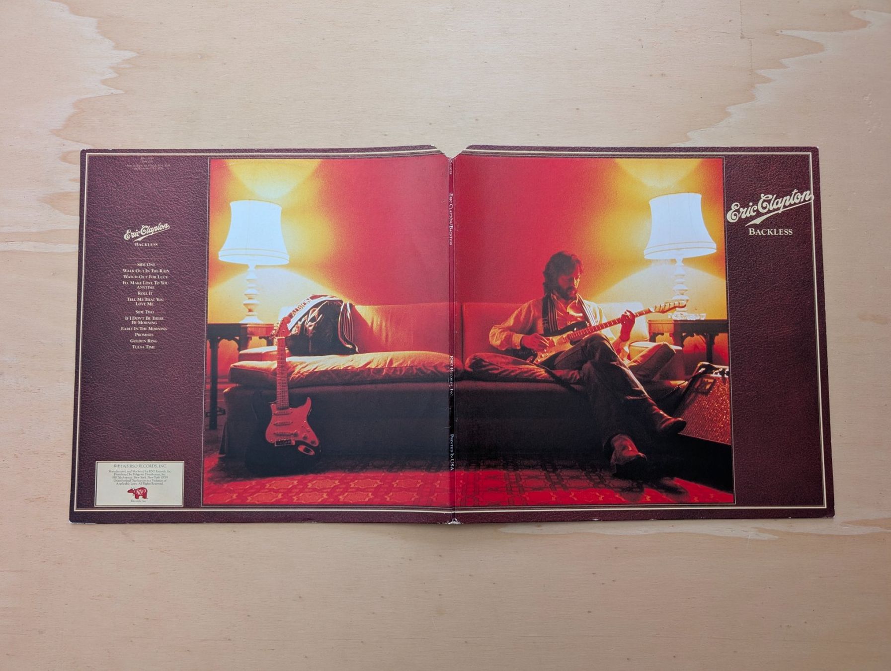 Vinyles: Eric Clapton – Backless  US 78 – D'occasion à Ebikon par soundundvielfalt 2