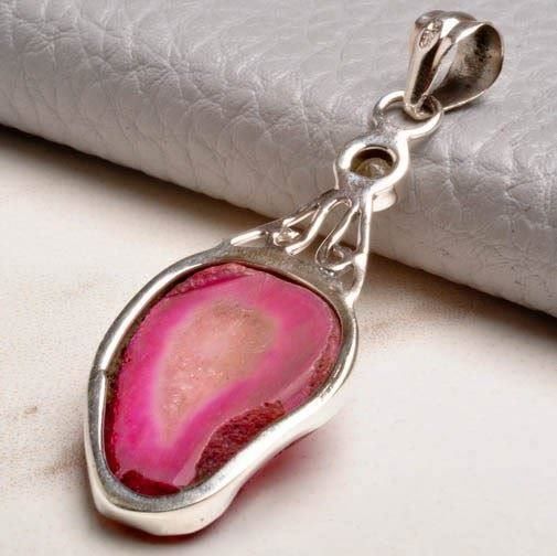 Ciondoli: ♛ Achat druzy Anhänger 925 Silber – Nuovo e nell'imballaggio originale da Oberglatt ZH venduto da Hot-Spot 2