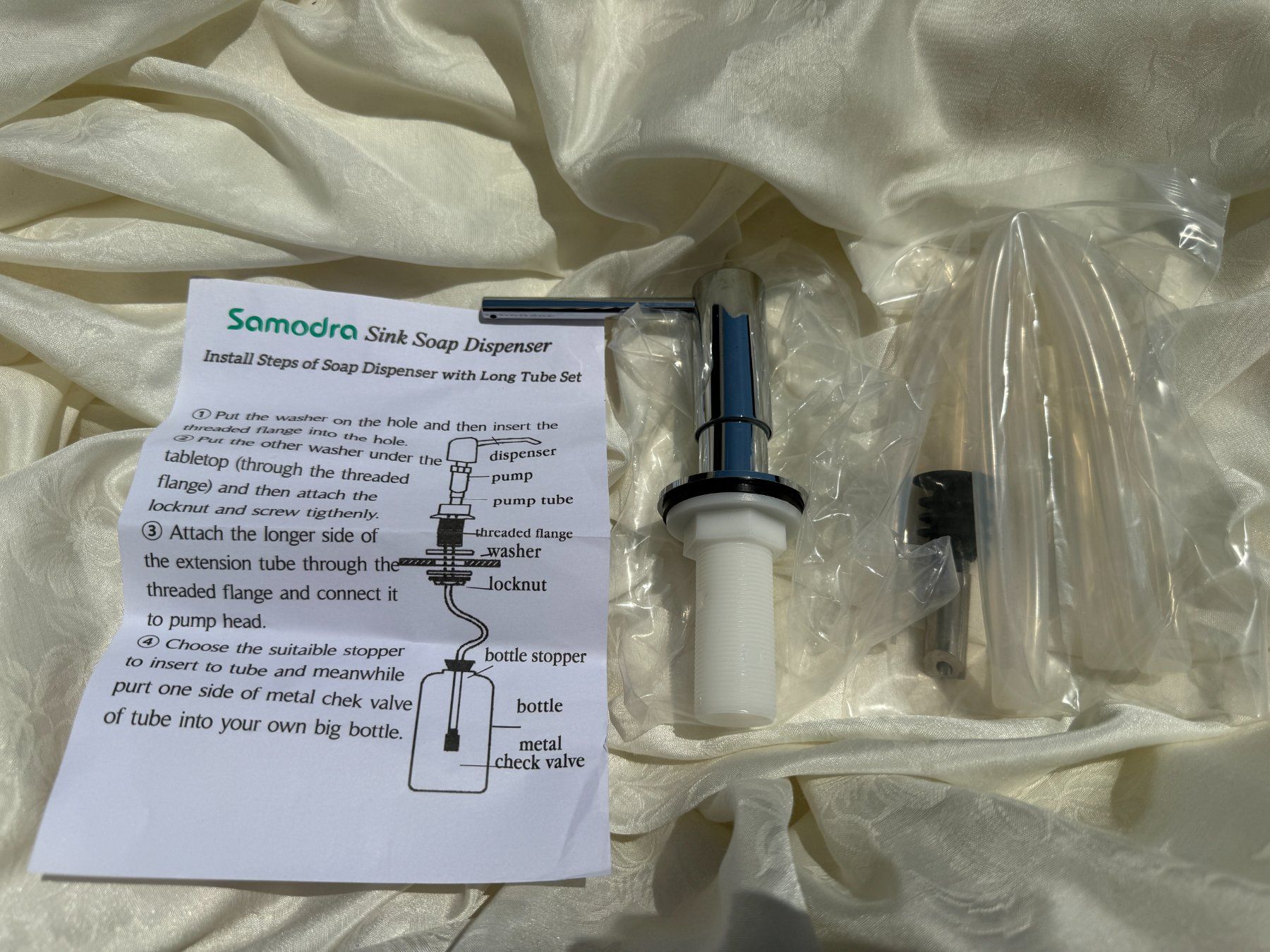 Portasapone: SAMODRA Seifenspender F026 - 1 Meter Rohr - NEU - NP 39.- – Nuovo e nell'imballaggio originale da Vacallo venduto da cri_229f 1
