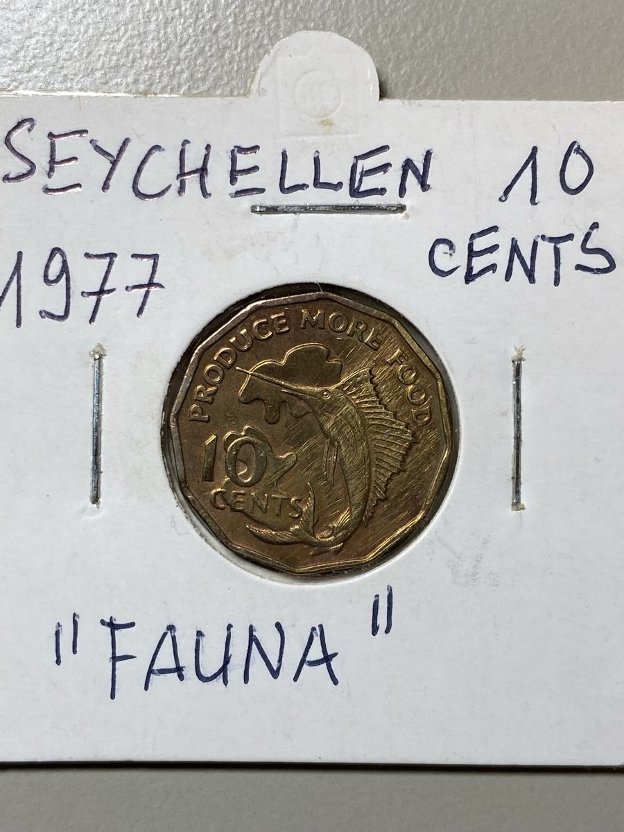 Tutti le monete: Seychelles - 10 cents - 1977 – Usato da Payerne venduto da Mike1682