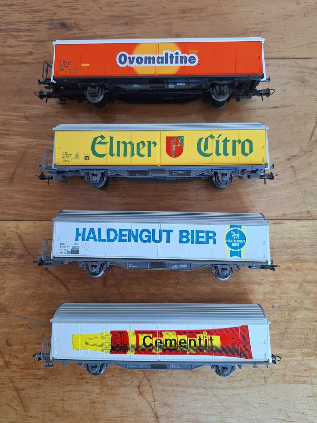 Roco Modelleisenbahnen: Set mit 4 Güterwagen von Roco / AC – Gebraucht aus Basel von Dagonin 1