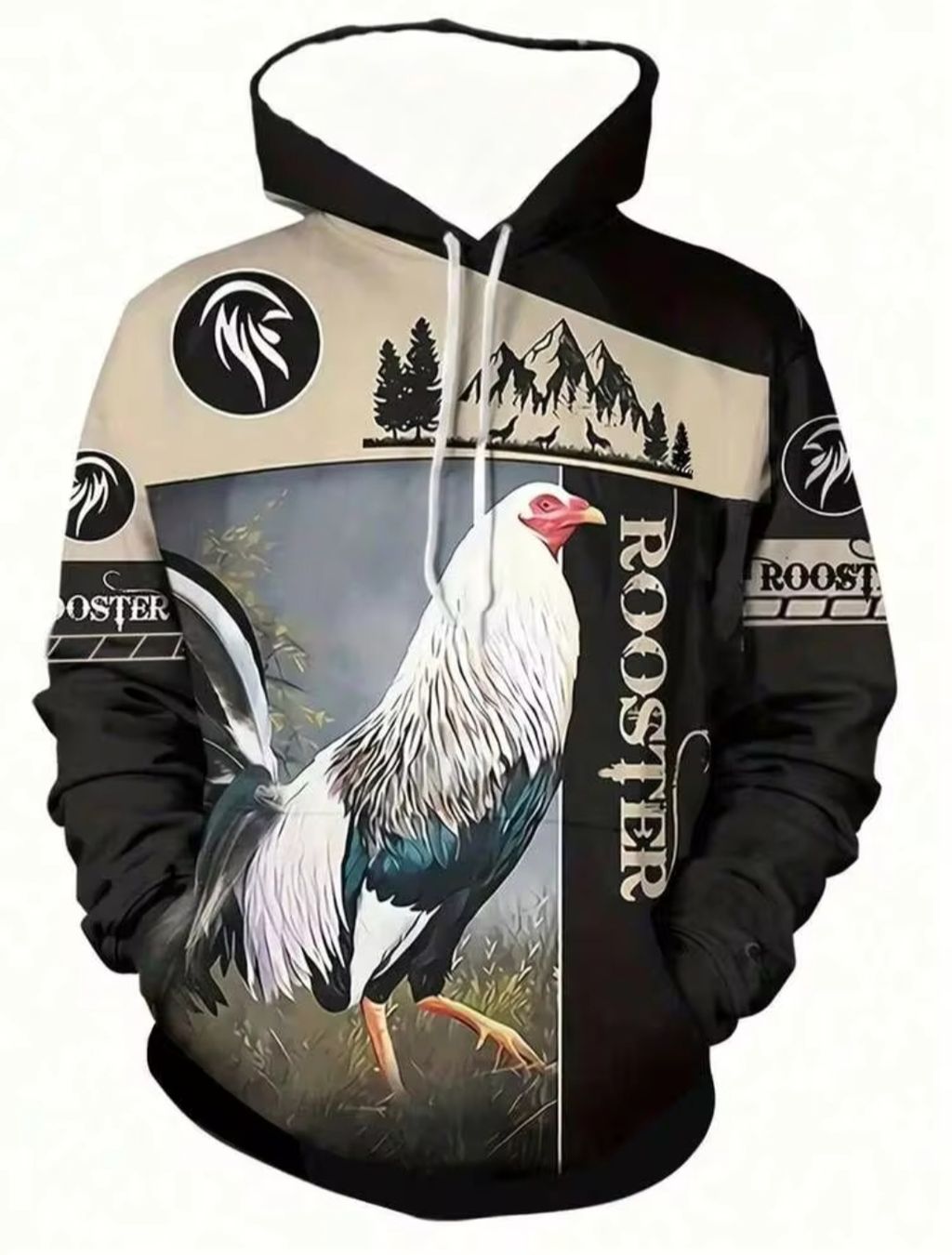 Maglioni & Felpe: Hoodie Rooster / Hahn XXL – Nuovo (secondo la descrizione) da Menziken venduto da Mirager