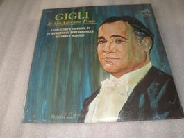Beniamino Gigli in His Glorious Prime (New Sealed Vinyl LP)