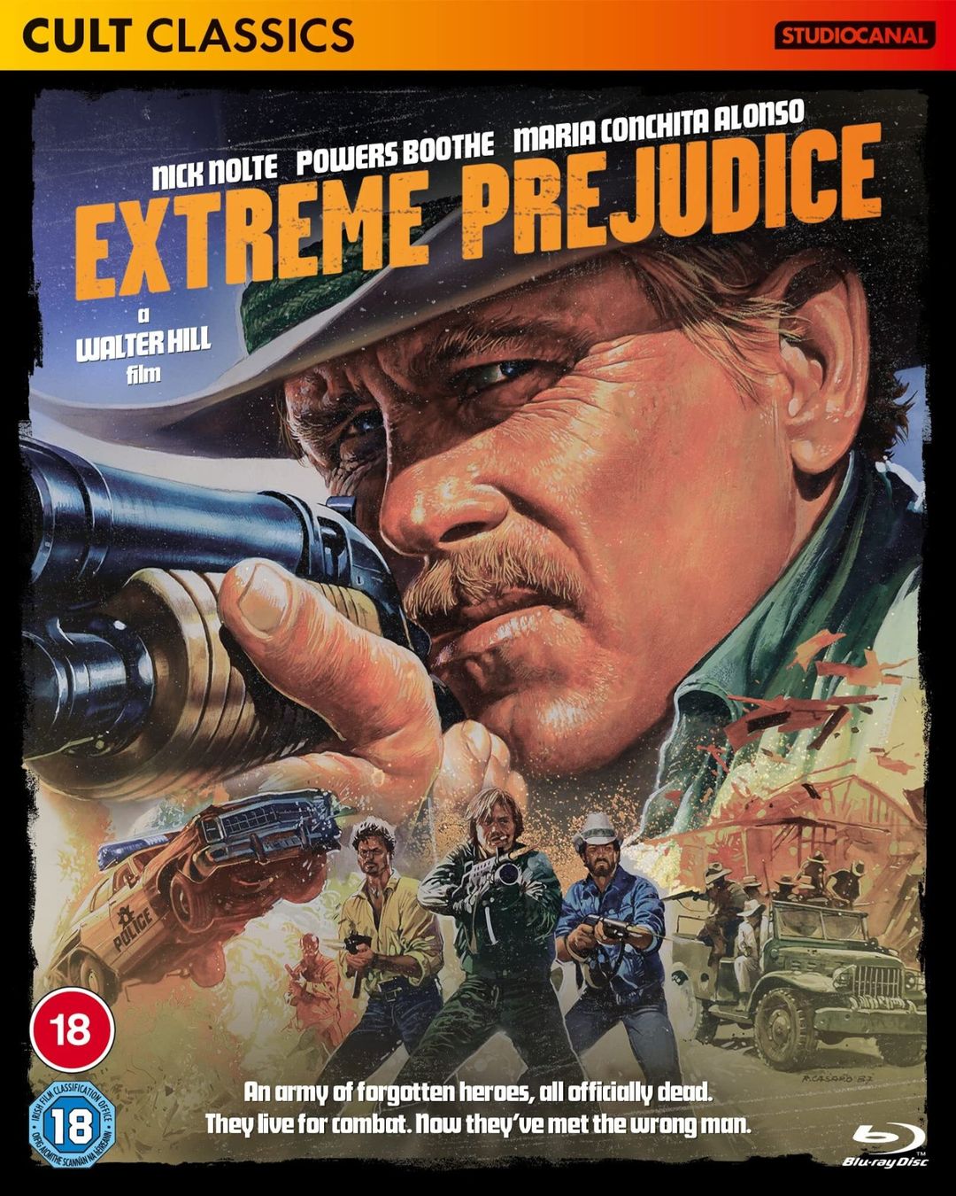 Alle DVDs: Extreme Prejudice (1987) Hill/Nick Nolte/Powers Boothe/BD – Gebraucht aus Volketswil von cinephilia