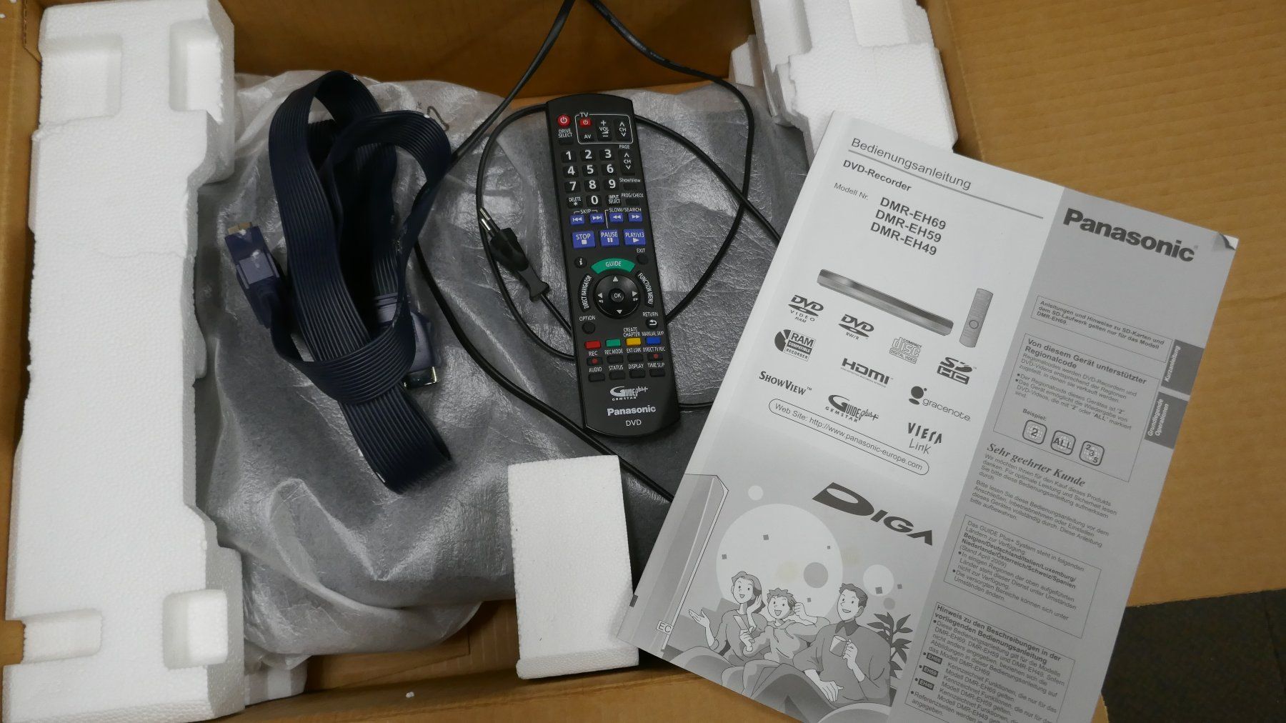 Panasonic Registratori: Panasonic DMR-EH49 DVD Recorder OVP – Nuovo (secondo la descrizione) da Wenslingen venduto da FairlightCMI 2