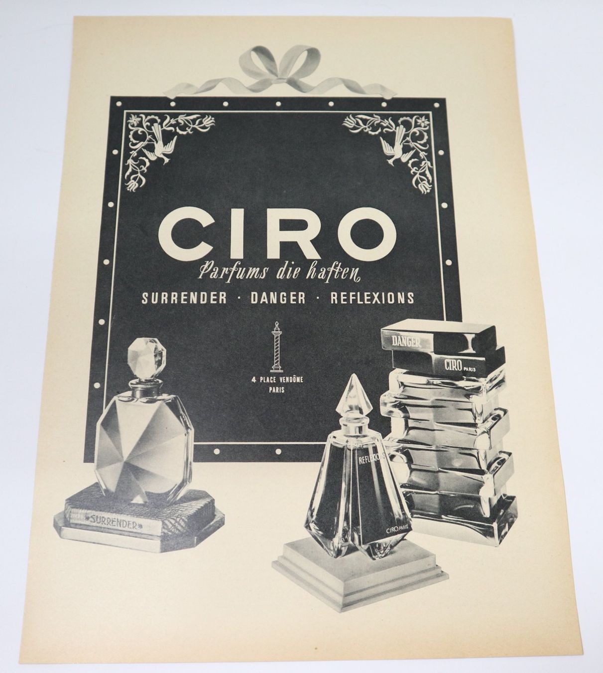 Foto & Immagini: Alte Werbung Ciro Parfüm – Usato da Eschenbach SG venduto da Astalavista