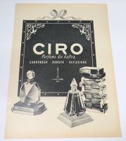 Alte Werbung Ciro Parfüm
