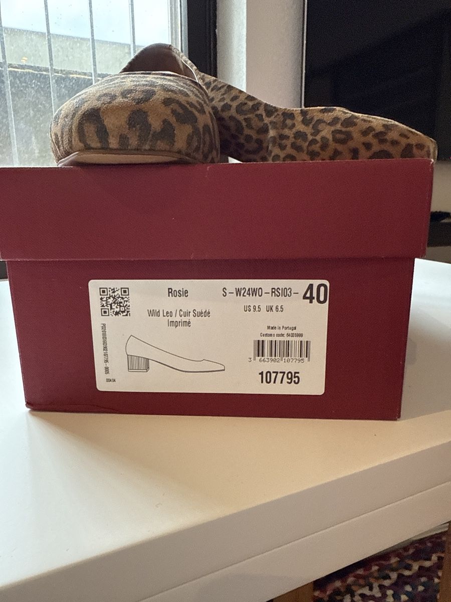 Bobbies Damenschuhe: Bobbies Leopard Print Block Heel Shoe, Size 40 – Neu (gemäss Beschreibung) aus Küsnacht ZH von Weenag 1