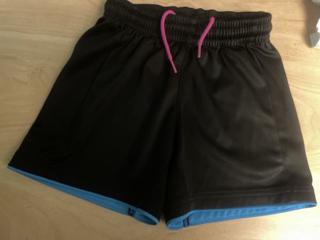 Puma Kinder Shorts Schwarz/Blau Gr.116 Sommer Sport