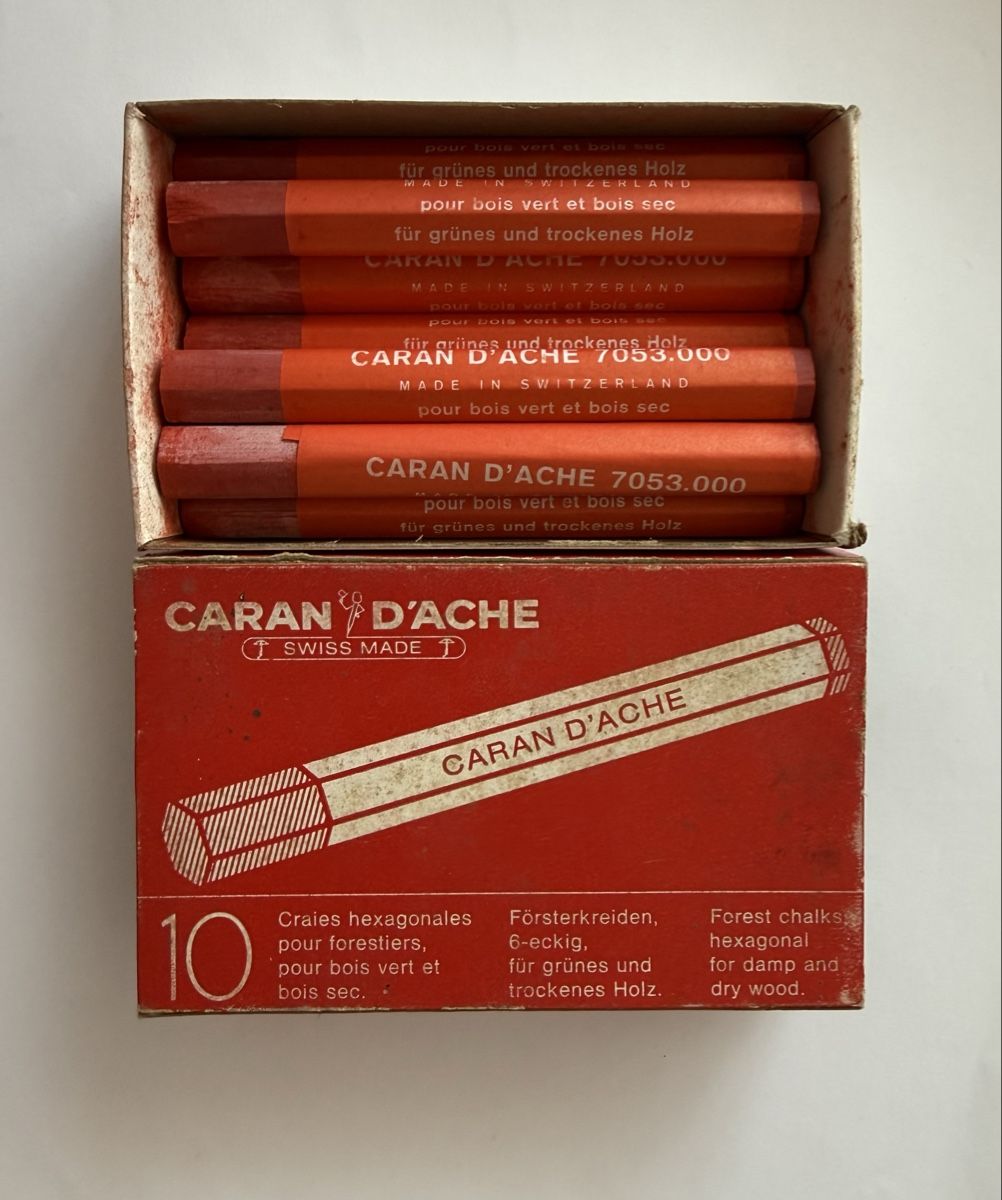 Caran D'Ache Penna & Evidenziatori: Caran d'Ache Kreiden  8 Stk. – Usato da Oetwil an der Limmat venduto da TOP15 1
