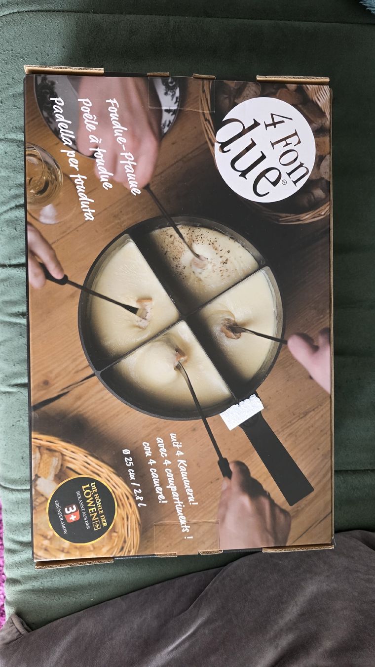 Padelle: 4 fach Fondue Pfanne – Nuovo e nell'imballaggio originale da Eschenbach SG venduto da jea_8vxc 1