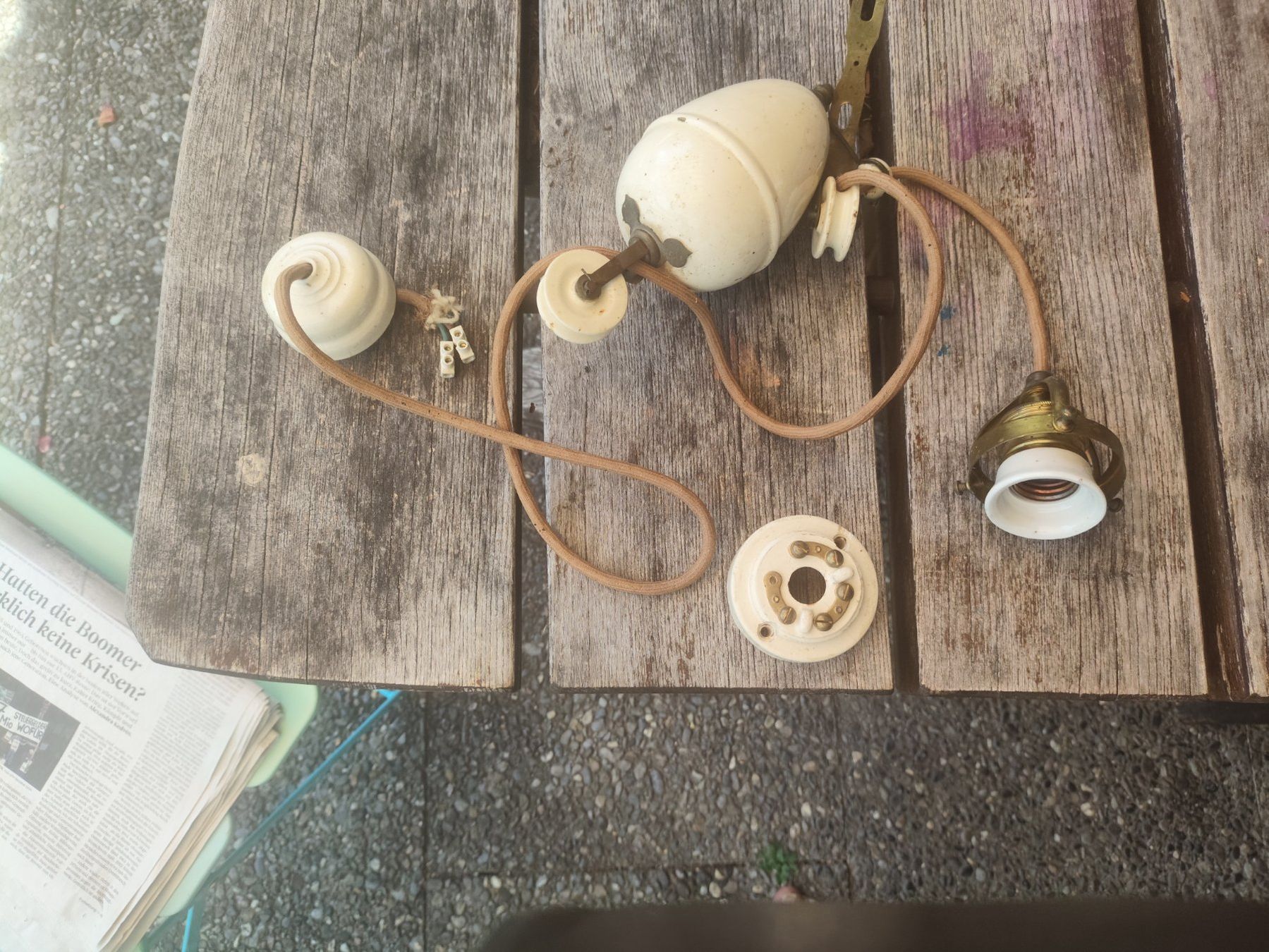 Lustres & lampes de plafonds: Antike Lampe – D'occasion à Grosshöchstetten par Saigontinu 5