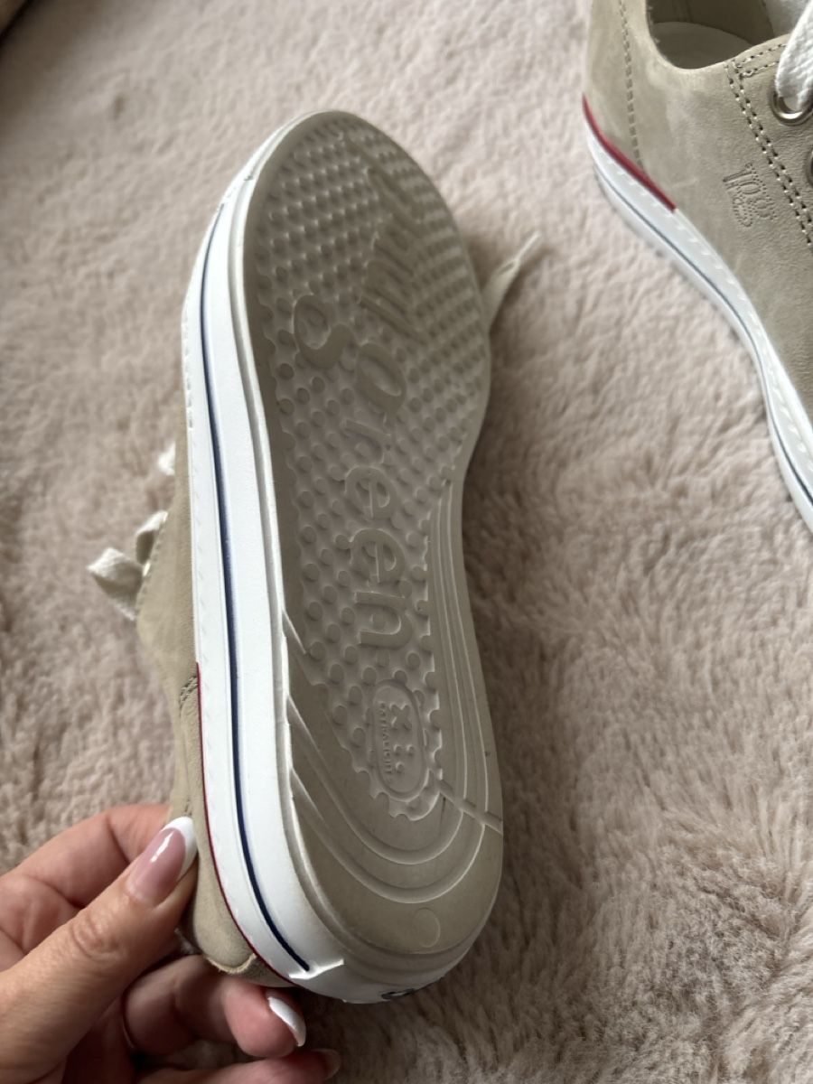 Paul Green Scarpe da donna: Paul Green Sneaker Beige ! – Usato da langenthal venduto da rundholz7 7