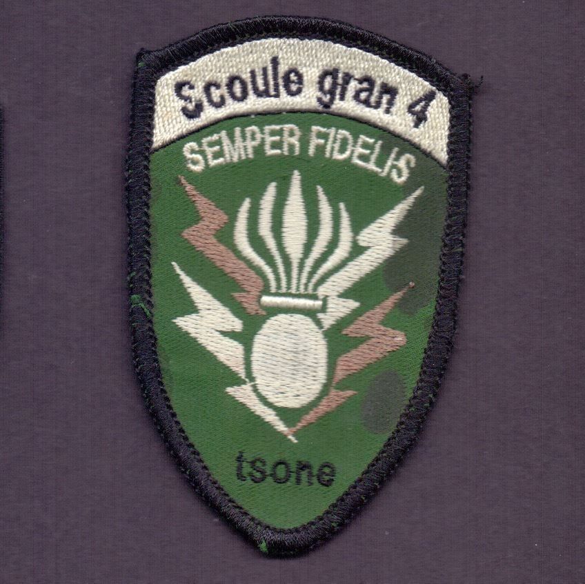 Schweizer Armee Placchette & Badge: Suole gran 4 SEMPER FIDELIS ISONE – Usato da Koblenz venduto da Himmelsreiter