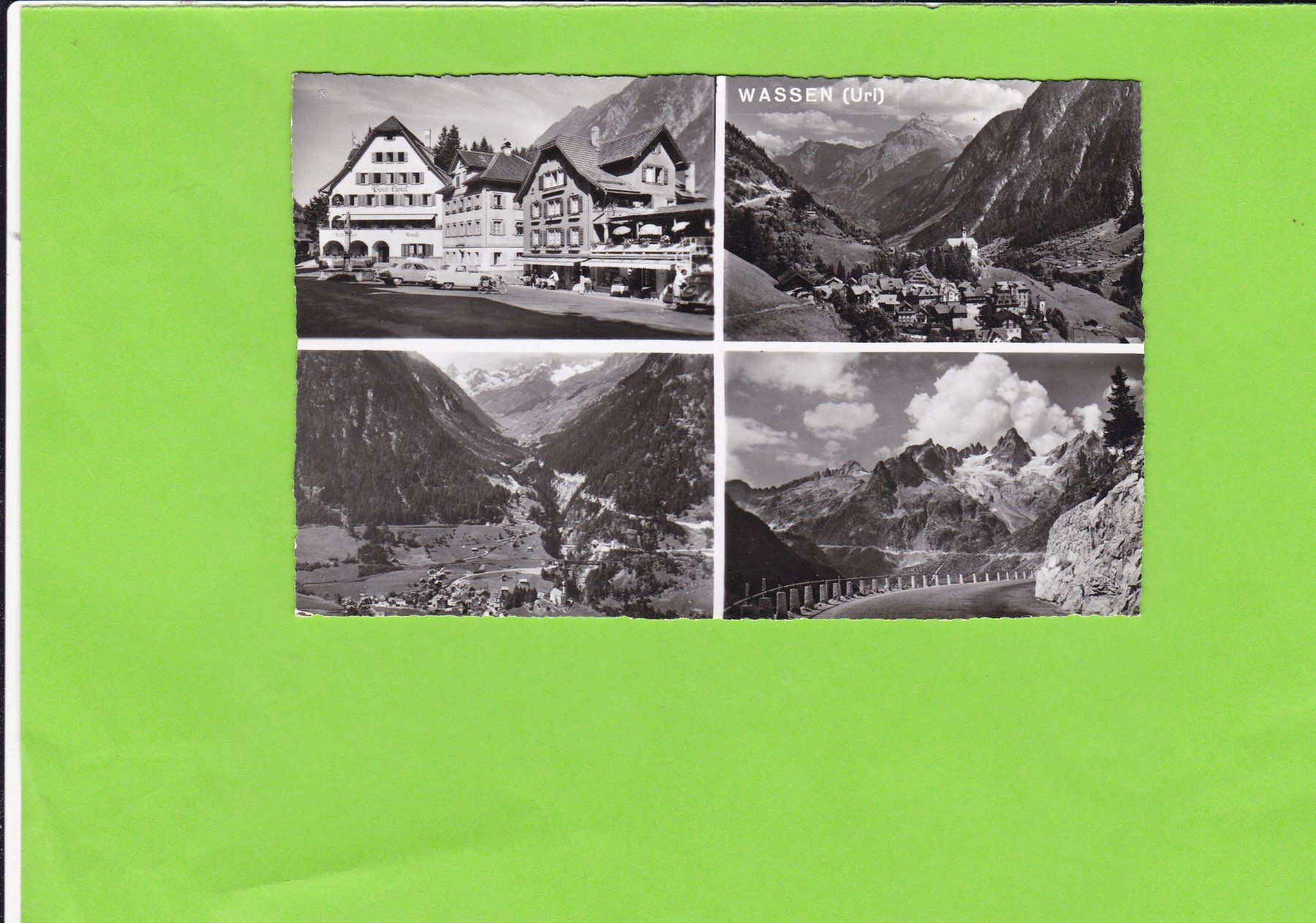 Cartoline postali: Wassen-4 Bild Karte – Usato da St. Peterzell venduto da neckertal