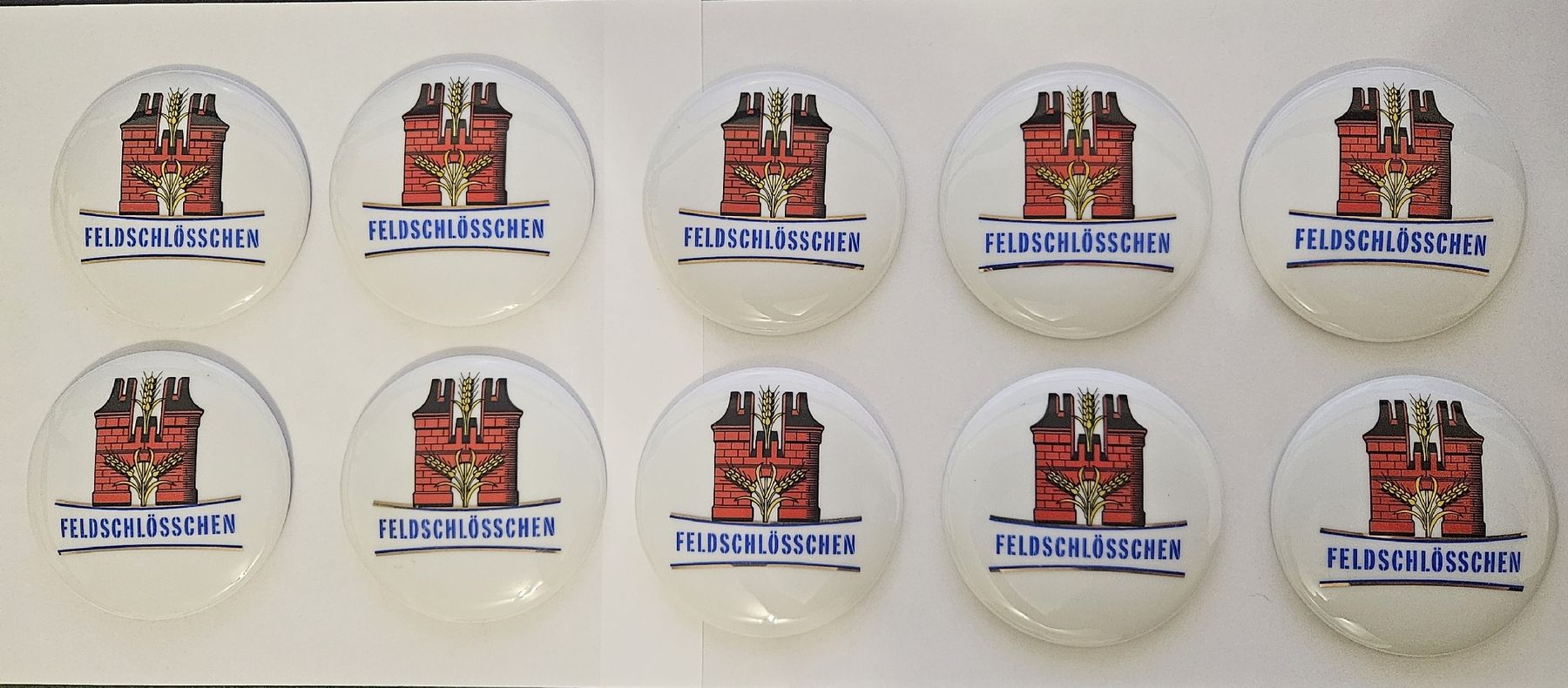 Feldschlösschen Schilder: Keramik Emblem Feldschlösschen NEU!! – Neu (gemäss Beschreibung) aus Augst BL von full_p8ck