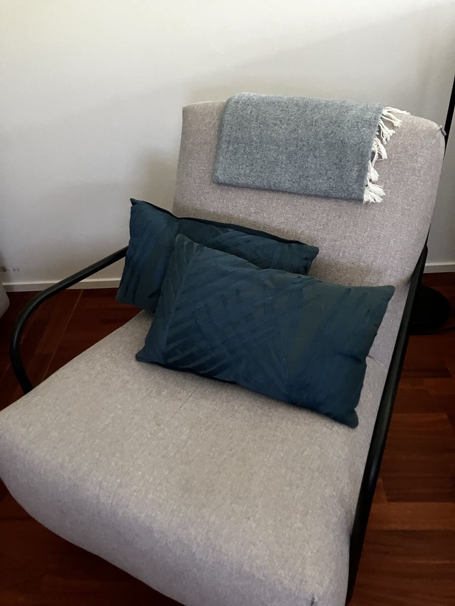 Pfister Sofas: Sofa-Element mit Schaukel-Stuhl, hellgrau, guter Zustand – Gebraucht aus Niederhasli von Jolaos 1
