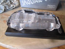 JAGUAR E COUPE AUS BLEIKRISTALL GLAS 1/24 MIT OVP antik