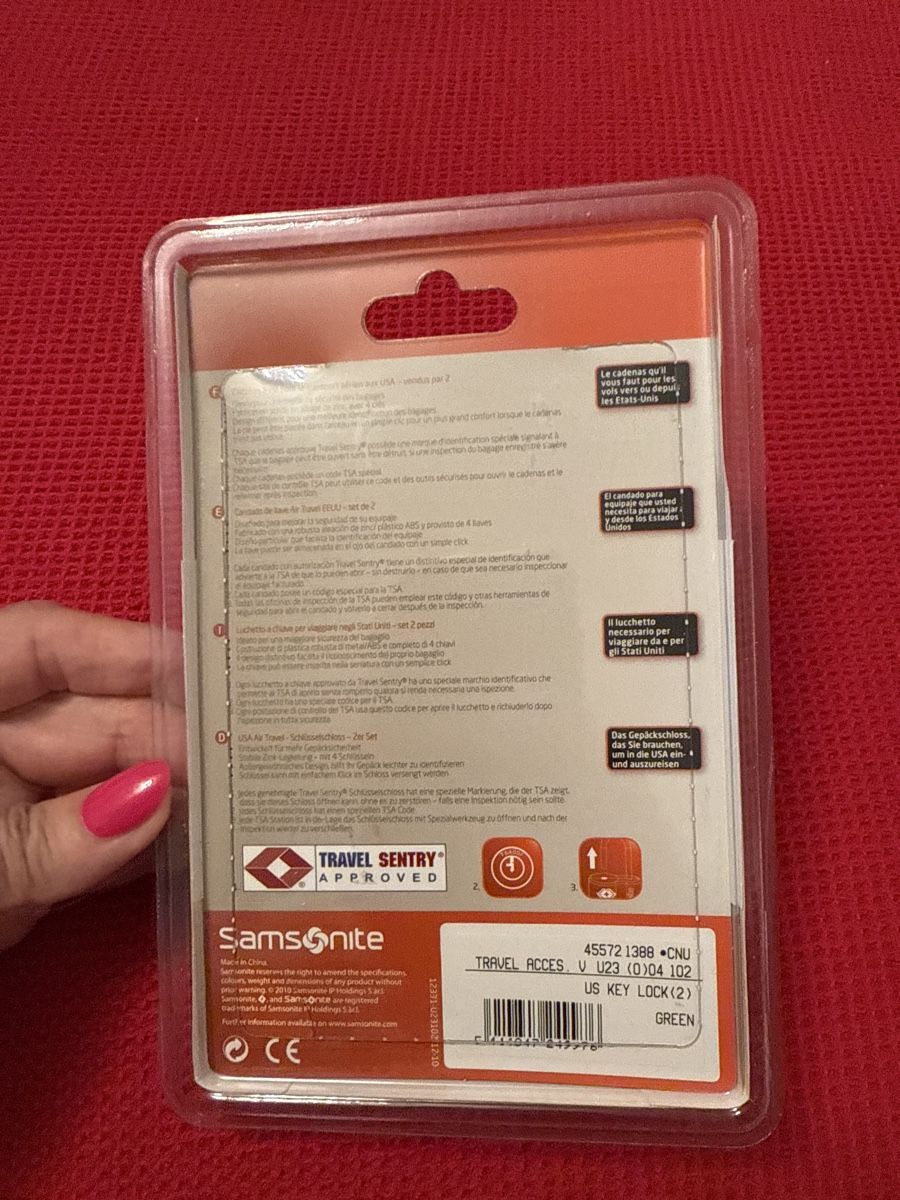 Lucchetti: NEU*** SAMSONITE TRAVEL KEY LOCK*** 2 Stk***MARKEN WARE*** – Nuovo e nell'imballaggio originale da Zürich venduto da Ceca52 2