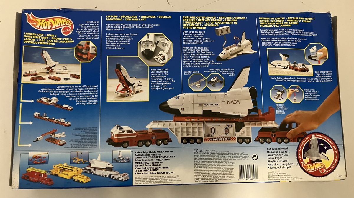 Hot Wheels Modellini d'auto: Hot wheels Spaceshuttle Set von Mattel – Nuovo e nell'imballaggio originale da Lausen venduto da pipo4415 2