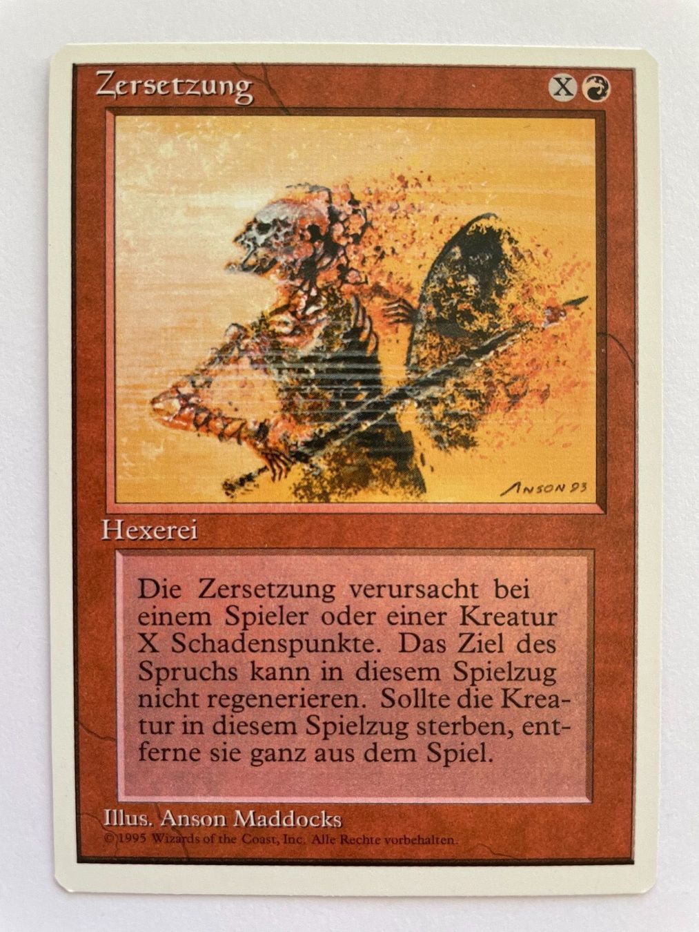 Cartoline: MTG - Zersetzung – Usato da Zürich venduto da T_H_O_M_A_S
