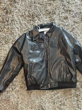 Nofiction Katana Leather Jacket schwarz Grösse L, ungetragen