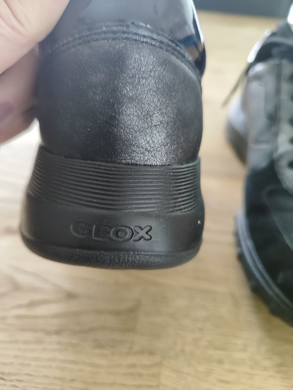 Damenschuhe: Geox Sneakers Schwarz Grösse 38 – Neu (gemäss Beschreibung) aus Thun von Beas-Allerlei 2