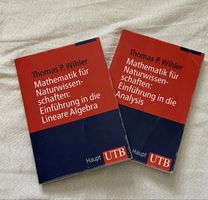 Mathematik für Naturw. 2 Bücher Analyse Lineare Algebra UTB