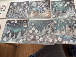 Diamond Paiting Karten Weihnachten