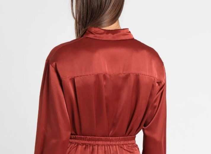 Camicette: 8 BY YOOX SATIN BLUSE Gr.48/50, Neu – Nuovo e nell'imballaggio originale da Tägerwilen venduto da abracadabra1411 1