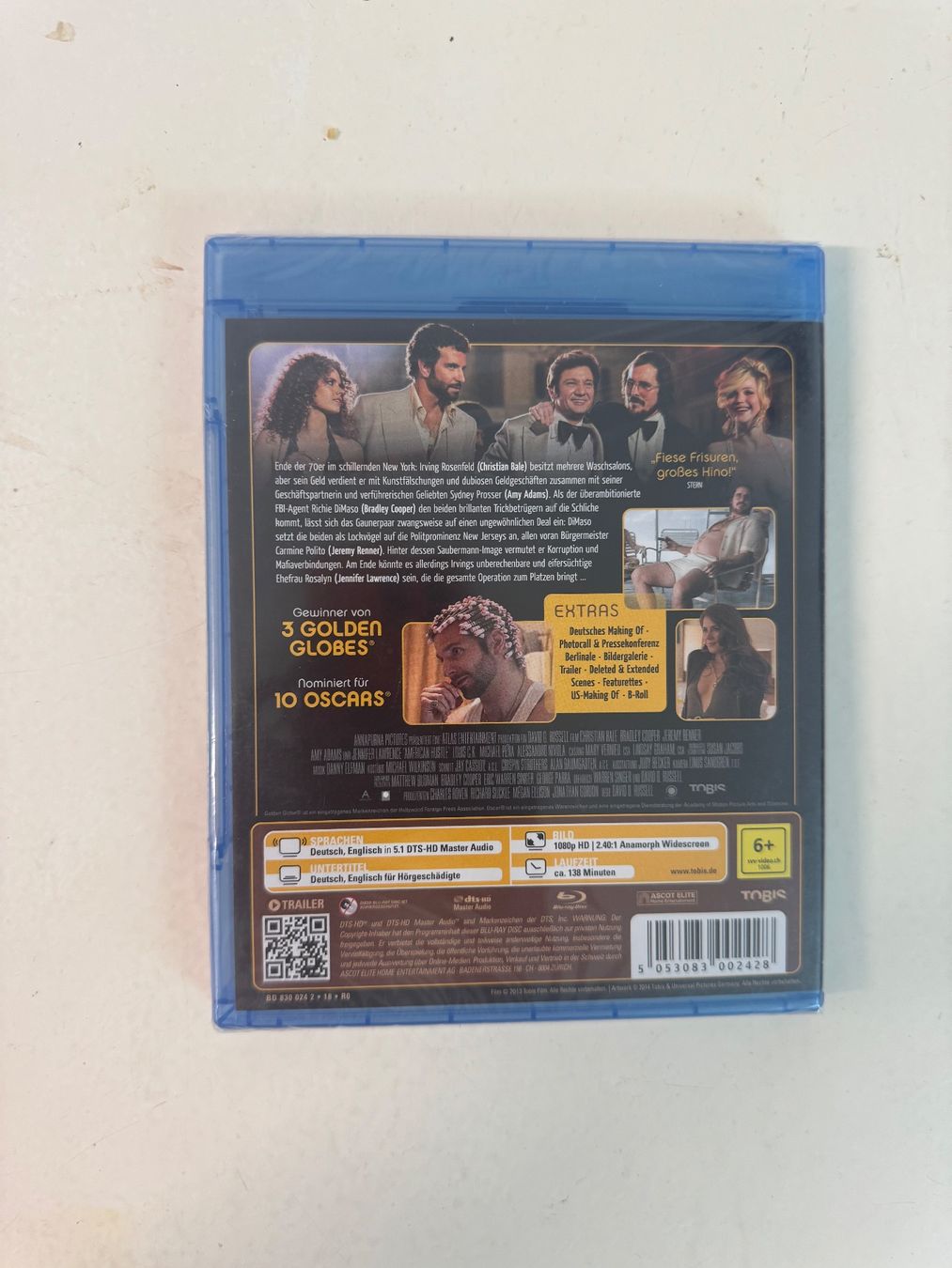 Alle DVDs: AMERICAN HUSTLE. (BLU-RAY/OVP) – Neu und originalverpackt aus Basel von san_2qlq 1