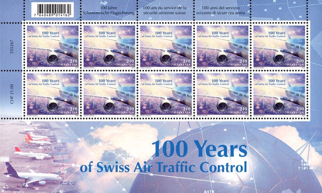 Tutti i francobolli: Kleinbogen Skyguide - Swiss Air Traffic Control** – Nuovo (secondo la descrizione) da Dottikon venduto da haeusibuh5