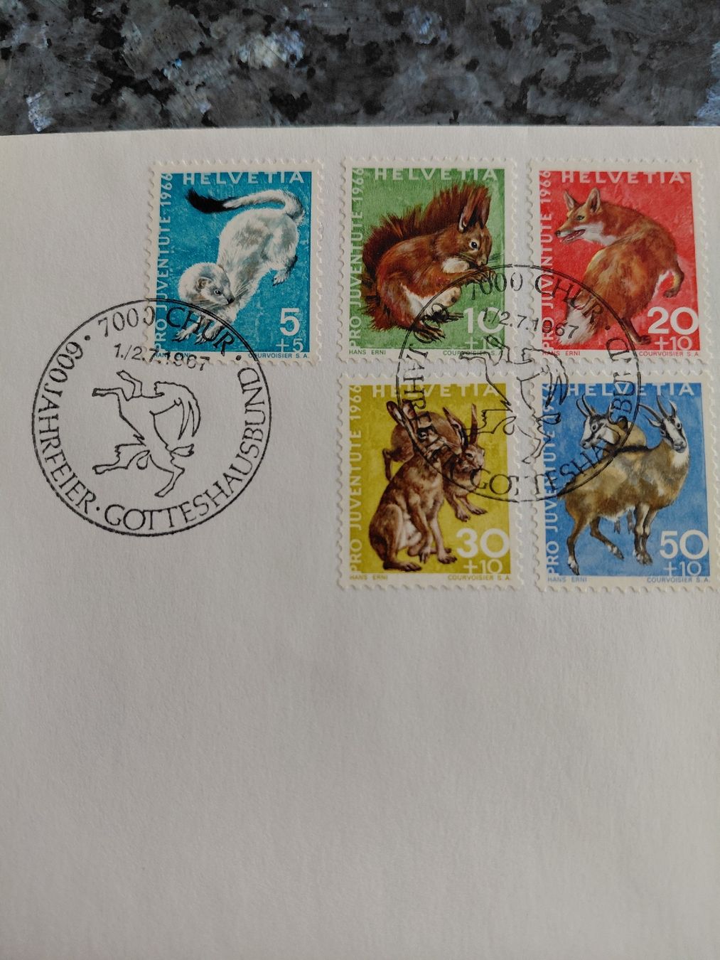 Tutti i francobolli: Pro Juventute 1964 und 1966 – Usato da Bonaduz venduto da topolino052 1